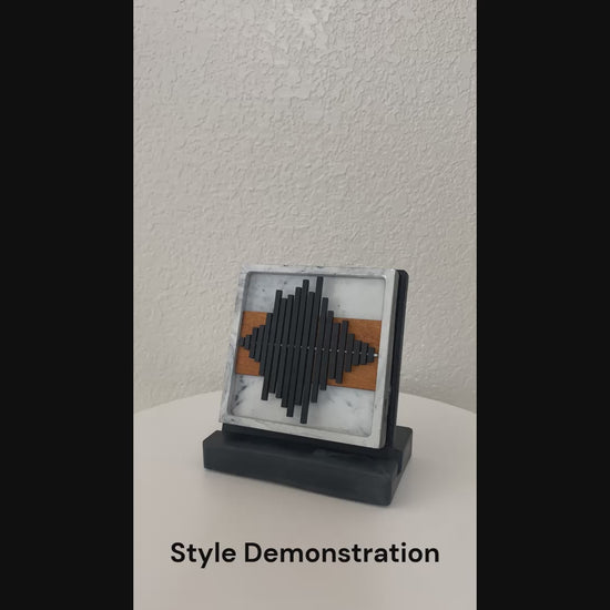 Display Demo of Square Sound Wave Piece