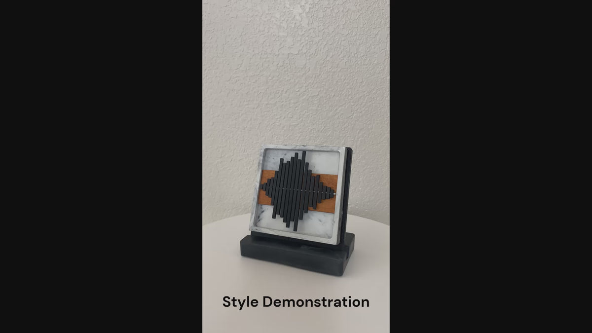 Display Demo of Square Sound Wave Piece